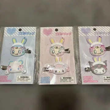 산리오 메조피아노 콜라보 앞머리 클립 3개 쿠로미 시나몬 마이멜로디