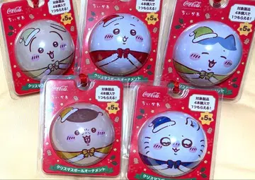 치이카와 크리스마스 오너먼트 5개 세트 컴플리트