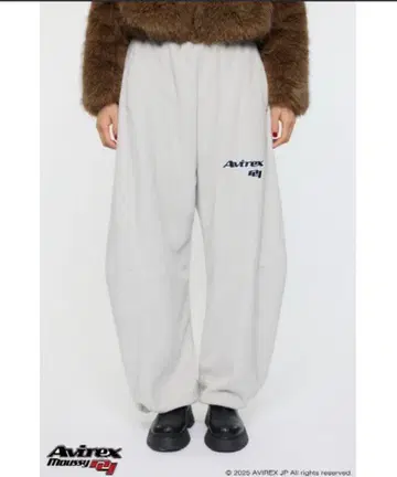 moussy AVIREX FLEECE pants 팬츠 스웨트 팬츠