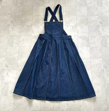 [ 택 포함 ] PUNYUS 푸뉴즈 스티치 플리츠 점프수트 원피스 루즈핏