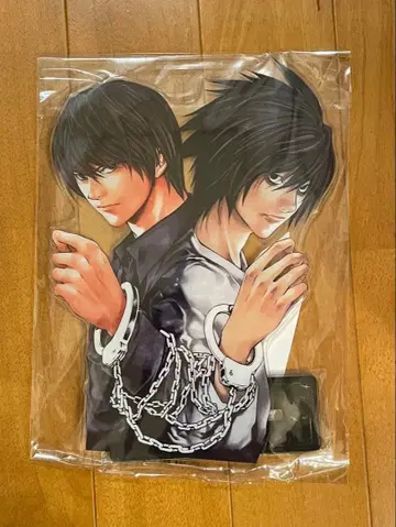 DEATH NOTE 데스노트 럭키 캔뱃지 복권 골드상 아크릴 스탠드