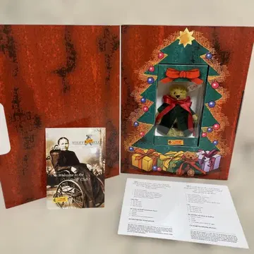 새상품 슈타이프 오너먼트 산타 2001 크리스마스 오너먼트 테디베어