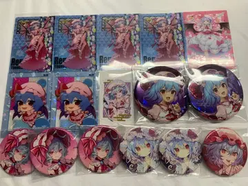 동방Project 레밀리아 스칼렛 클리어 카드 스티커 캔 배지