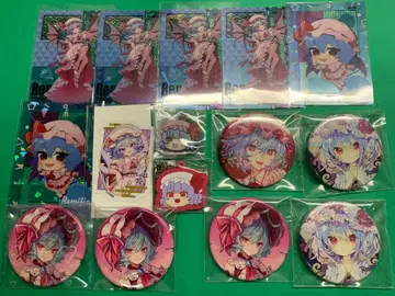 동방Project 레밀리아 스칼렛 클리어 카드 스티커 캔 배지