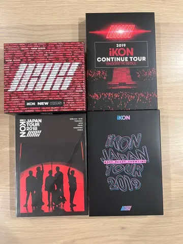 iKON Blu-ray CD 세트 4매