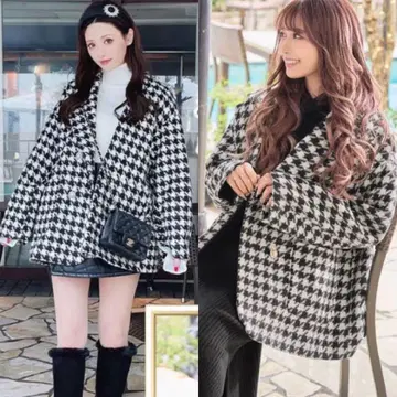 Rady 하운드투스 체크 패턴 자켓 코트