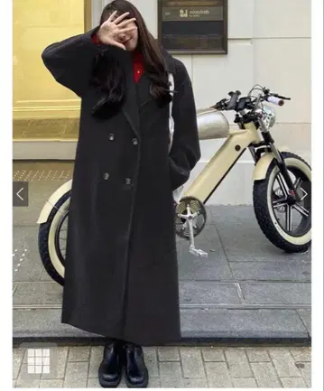 [ 새상품 ] 더블 버튼 체스터 코트[ze790] 그레일