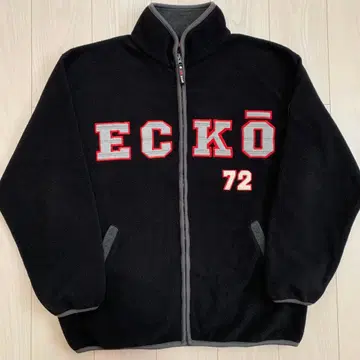 B계 ECKO 에코 플리스 블루종 빅 자수 로고 빅 사이즈 구제 의류