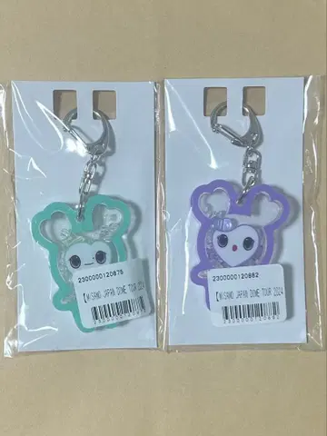 사나 (사브리) 미나 (미브리) 샤카샤카 키링 세트