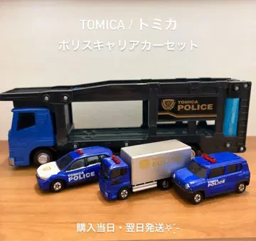 [토미카] 폴리스 커리어카 세트 (커리어카+미니카 3대)