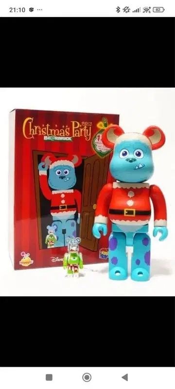 [ 미개봉 새상품 ] 베어브릭 400% 해피 복권 샐리 산타ver