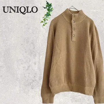 2247 유니클로 남성용 캐주얼 니트 스웨터 상의 긴팔