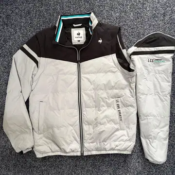 르꼬끄 스포르티브 2WAY 충전솜 자켓 블루종 베스트 사이즈 LL