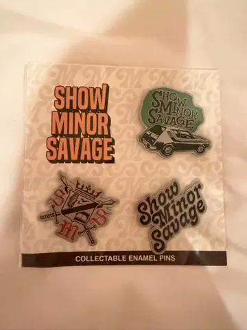 Show Minor Savage 에나멜 핀즈