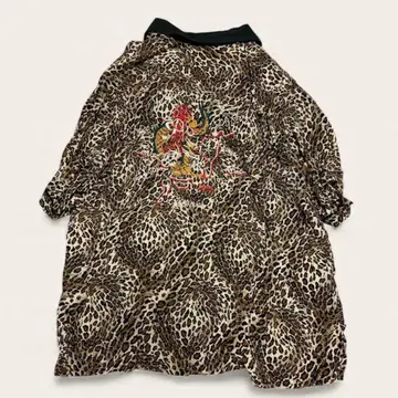 프릭스스토어 x TOWN CRAFT 레오파드 레이온 셔츠 M