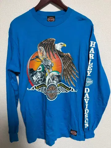 할리 롱티 made in usa M 빈티지 90's