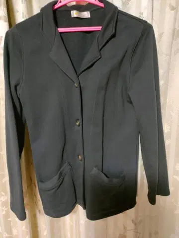 블랙 테일러드 자켓