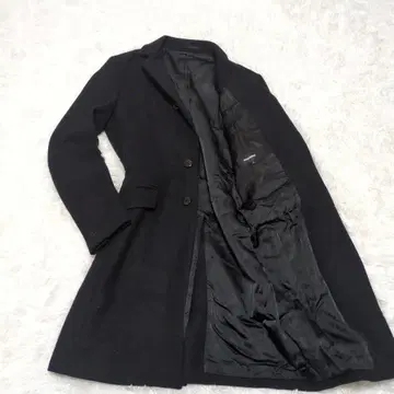 어태치먼트 캐시미어 혼방 체스터 코트 블랙 1