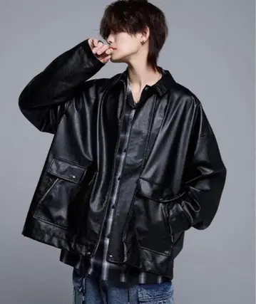 ADRER 밀리터리 플라이트 지퍼 블루종