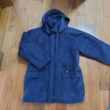 구제 레어 Marcello 실크 네이비 퀼팅 자켓 F 사이즈