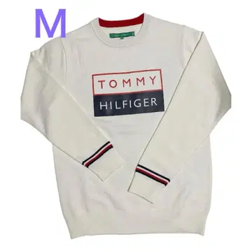 컨디션 최상 타미힐피거 니트 화이트 골프