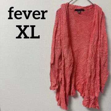하나뿐인 fever 여성용 핑크 가디건 [ XL ]