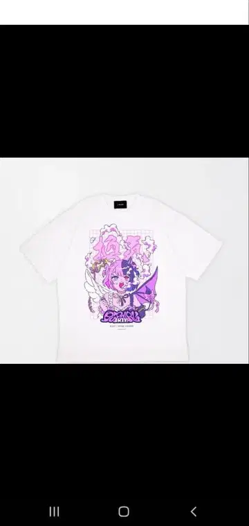 텐키 푸루루 환기 티셔츠 화이트 L