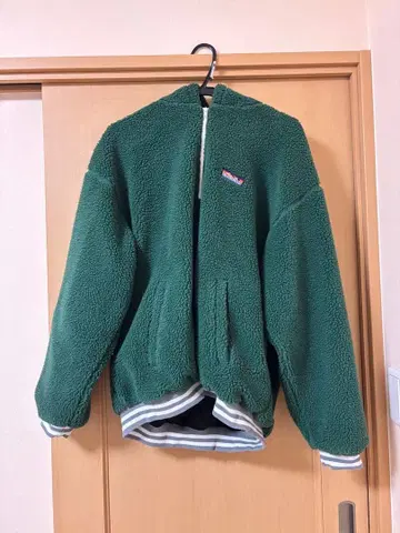 XLARGE 그린 플리스 자켓