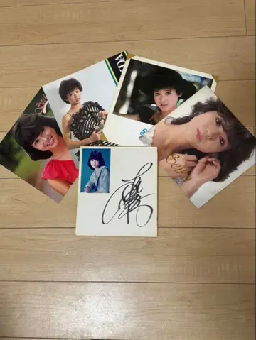 마츠다 세이코 사인 아이돌 팜플렛 콘서트 세트 판매