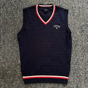 캘러웨이 칠드런 니트 베스트 골프웨어 네이비 사이즈 LL