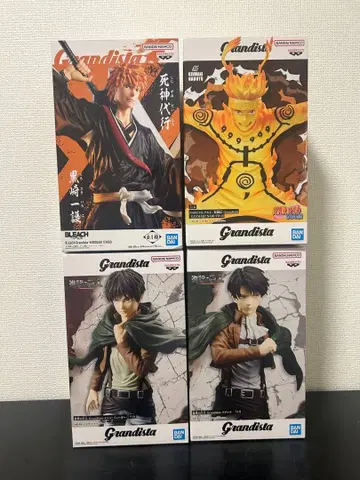 묶음 판매 그란디스타 나루토 쿠로사키 이치고 엘렌 리바이 4개 세트