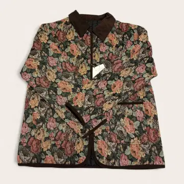 꽃무늬 퀼팅 자켓