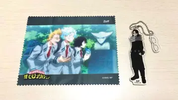 나의 히어로 아카데미아 Zoff 아이자와 아크릴 키링 안경닦이 2종