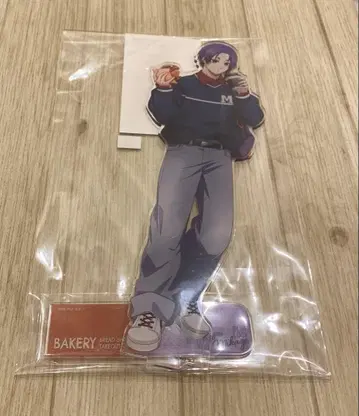 블루 록 구운 빵과 테이크아웃 드링크 빅 아크릴 스탠드 레이오