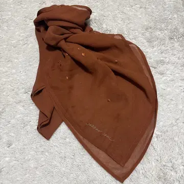 JURGEN LEHL 요건 레일 자수 스카프 대형 스톨