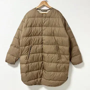 오르치발 롱 다운 코트 베이지 2