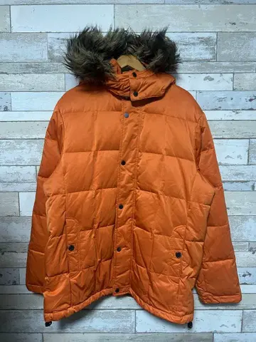UNIQLO 프리미엄 다운 자켓 X-LARGE 오렌지