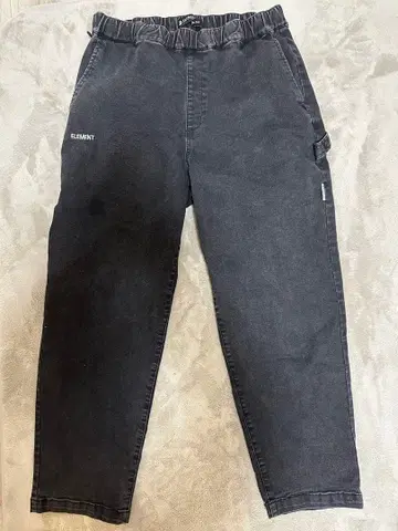 ELEMENT 블랙 카고 팬츠