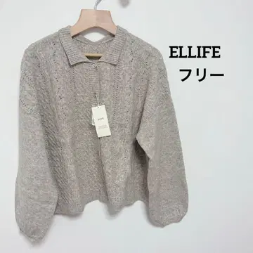 엘리페 ELLIFE 베이지 니트 스웨터 프리 새상품 여성용