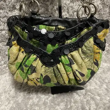 극미품 자망퓌에슈 린넨 x 가죽 즈판콜