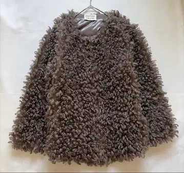 OHOTORO 오오토로 푸들 퍼 보아 자켓 모카 블루종