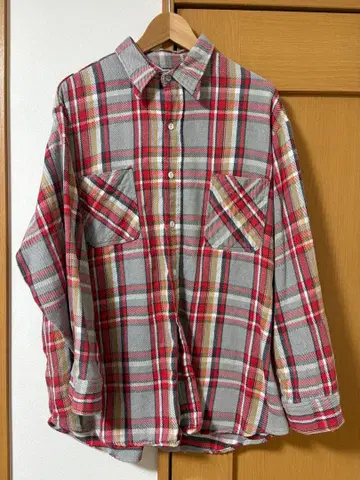 BIG MAC 체크 무늬 플란넬 셔츠 XL