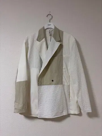 KIMMY 테일러드 자켓 화이트 베이지