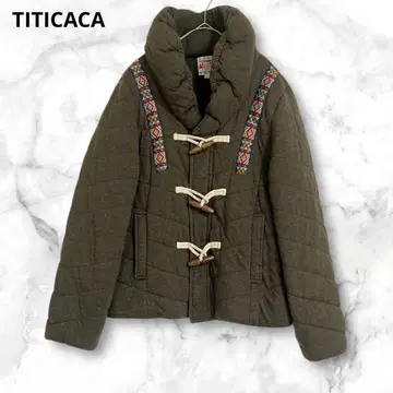 티티카카 퀼팅 자켓 L 코튼 혼방 점퍼 아우터 루즈핏