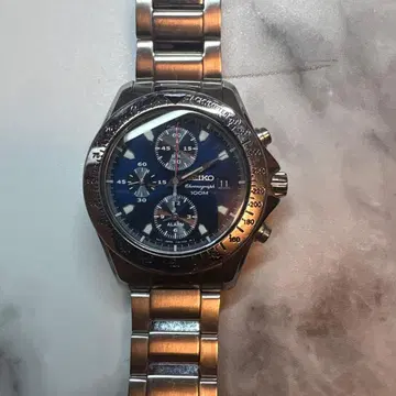 세이코 크로노그래프 100m 손목시계