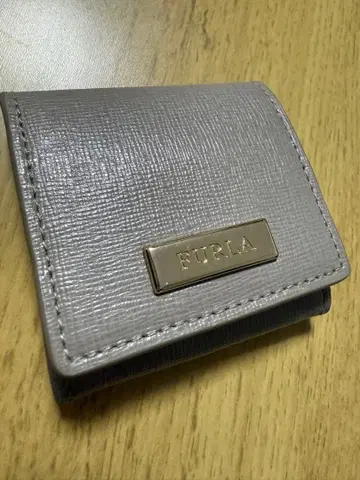 FURLA 그레이 코인 케이스