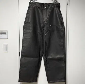 WHITELAND 24AW PU DOUBLE KNEE PANTS