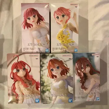 5등분의 신부 애니메이션 원화전 ver. 5체 세트