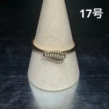 빈티지 패션 반지 골드 17호 리프 반지 얇은 반지