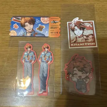 키타미 유세이 스티커 5장 세트 삼미일체 니지산지 3SKM